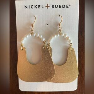 Nickel & Suede Earrings